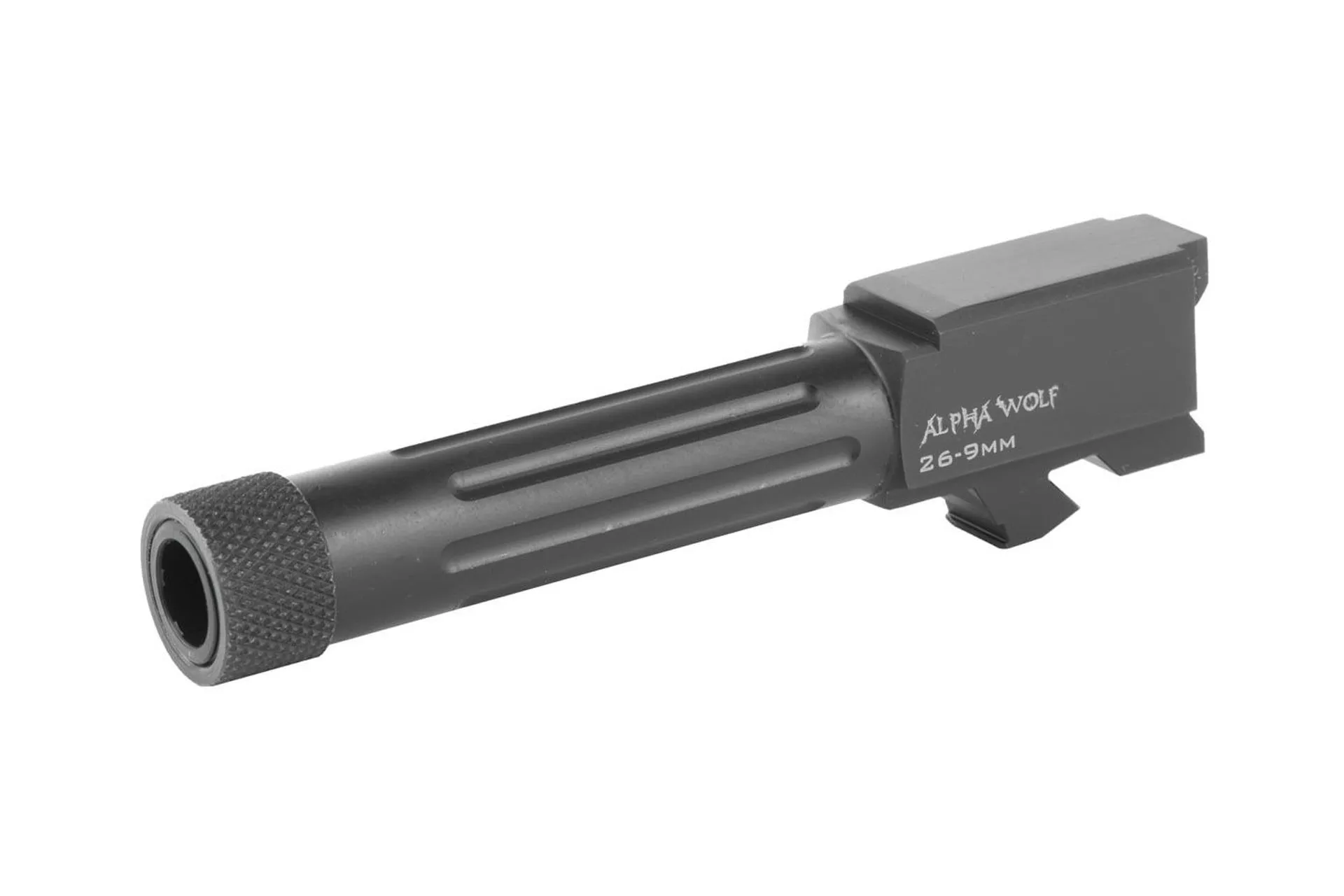 Lone Wolf Alpha Wolf M/26 Threaded 9MM Barrel for Glock 26 1:10 Twist – AW-26TH