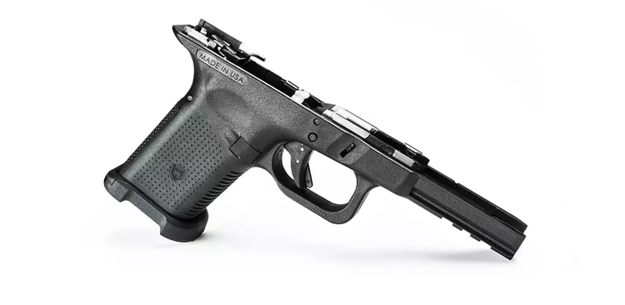 Lone Wolf Arms TWF Full/Compact Textured Assembled Frame For Glock 17 Gen 3 & 4 – LWD-TWF3-BUILT