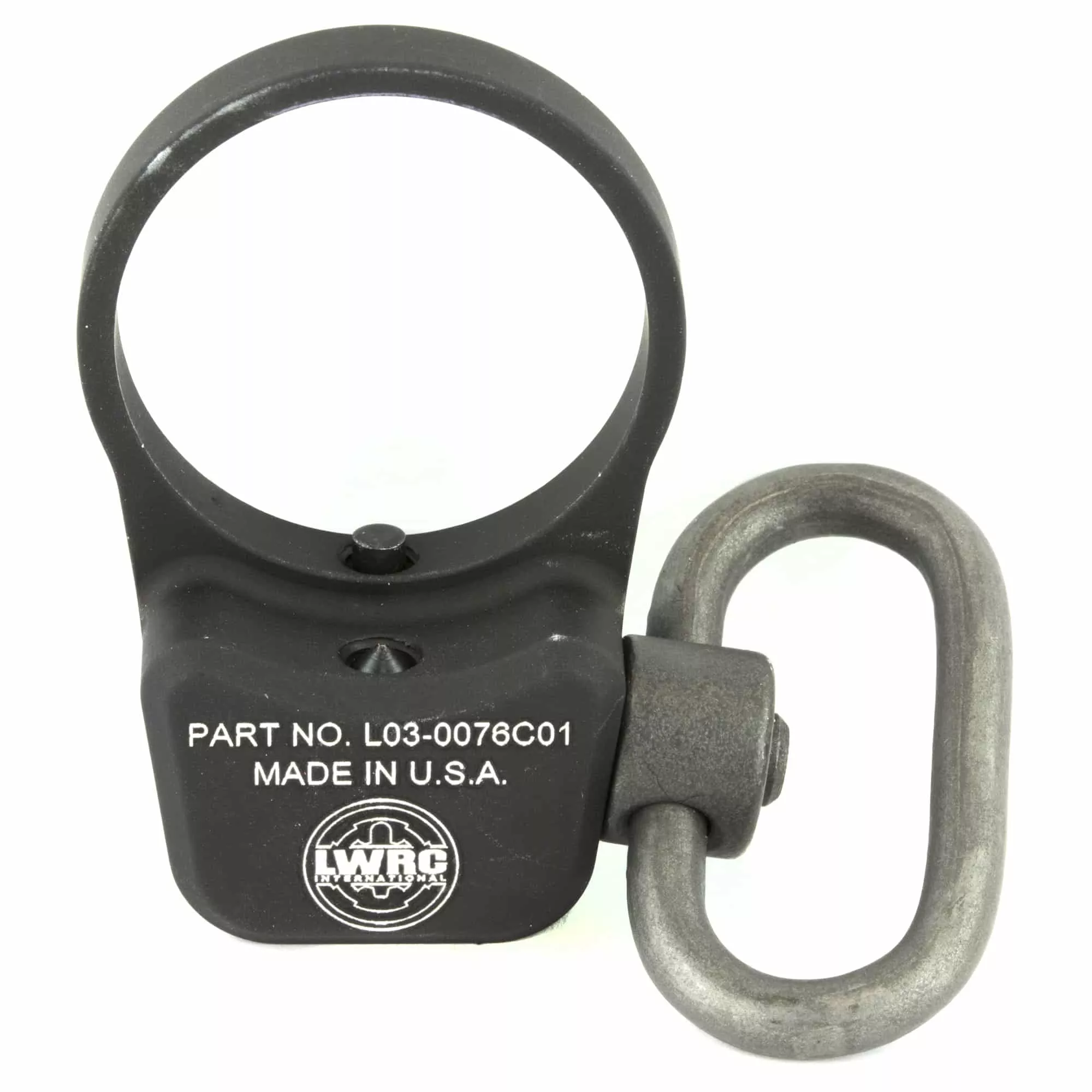 LWRC AMBI SLING MOUNT INDEX END PLATE WITH SWIVEL SLING MOUNT