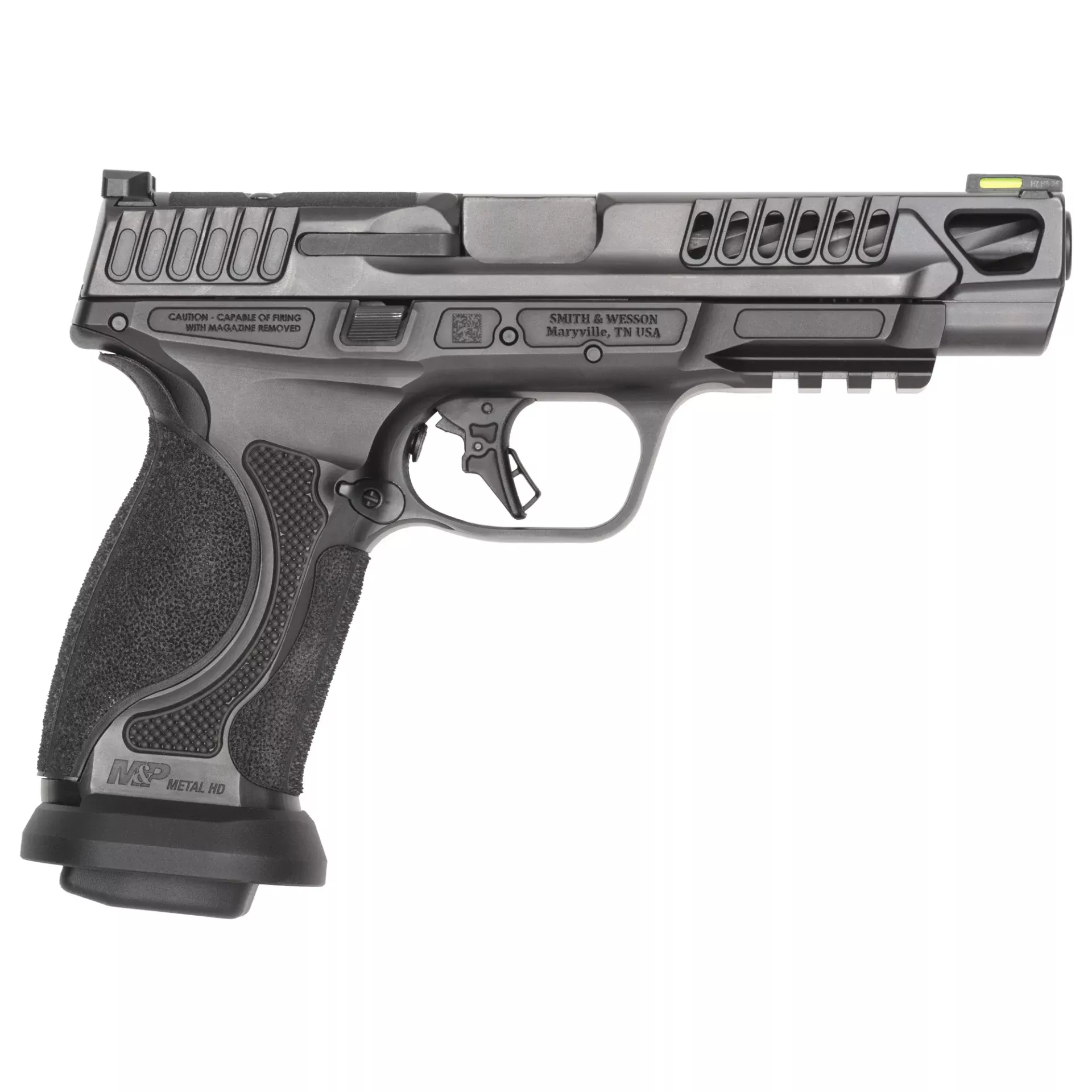 M&P9 2.0 Comp HD 9MM OR 5″ NTS Blk 4/17rd