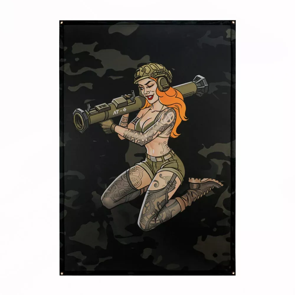 M-Tac Banner Tactical Girl AT-4 35.4 x 51.2 inches