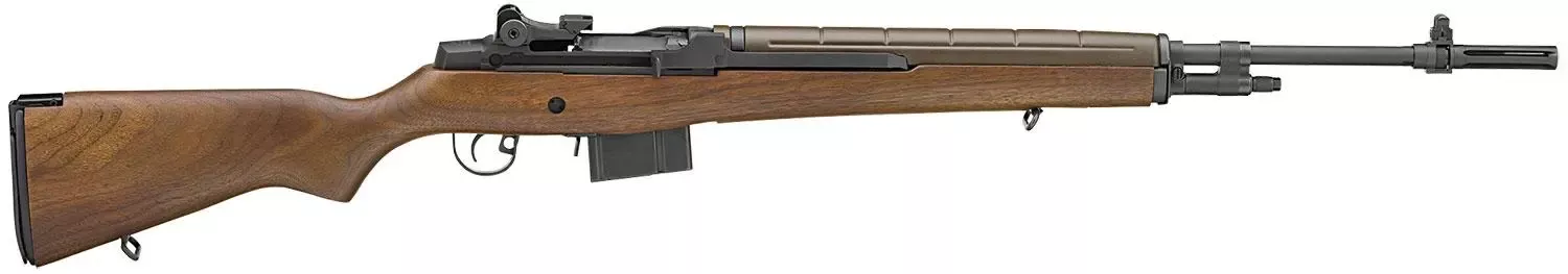 M1A Loaded 7.62mm Walnut Stock 22IN Carbon Barrel 10 RD MAG