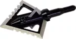 MAGNUS BROADHEADS BLACK HORNET 4-BLD SERRATE 100GR 1 1/4" 3PK