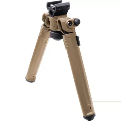Magpul Industries Bipod, Hard Anodized 6061 T-6 Aluminum, Fits 1913 Style Picatinny Rails, 6.3"-10.3" Length, Weight 11oz, Black Finish MAG941-BLK
