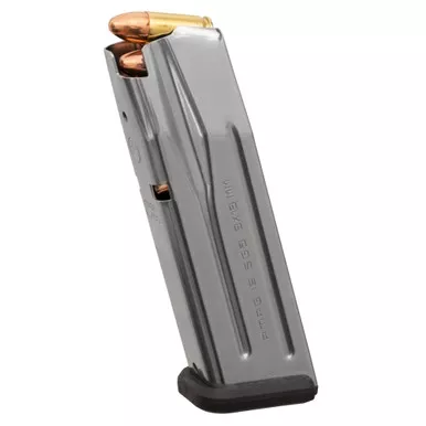 Magpul Industries, Magazine, AMAG 17 SG9, 9MM, 15 Rounds, For Sig P320, Stainless Steel Finish, Silver
