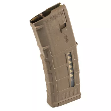 Magpul Industries Magazine, PMAG 30 AR/M4 M3 with Window, 223 Remington/5.56 NATO, 30 Rounds, For AR Rifles, Modified Coyote Brown MAG556-MCB