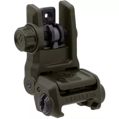 Magpul Industries MBUS - Sight, Picatinny, Olive Drab Green, 3 Back-Up Rear