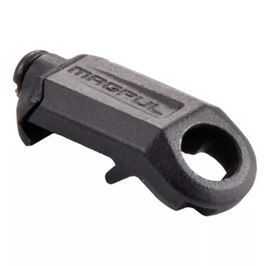 Magpul Industries, Rail Sling Attachment, Quick Detach Sling Mount, Fits Picatinny, Black – MPIMAG337