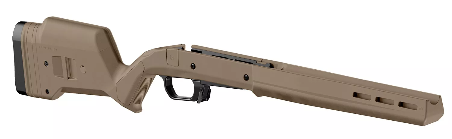 Magpul MAG1069-FDE-LT Hunter 110Stock Fixed with Aluminum Bedding & Adj Comb Flat Dark Earth Synthetic Savage 110 Short Action Left Hand