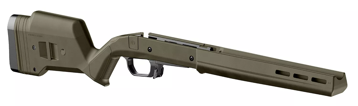 Magpul MAG1069-ODG-LT Hunter 110Stock Fixed with Aluminum Bedding & Adj Comb OD Green Synthetic Savage 110 Short Action Left Hand