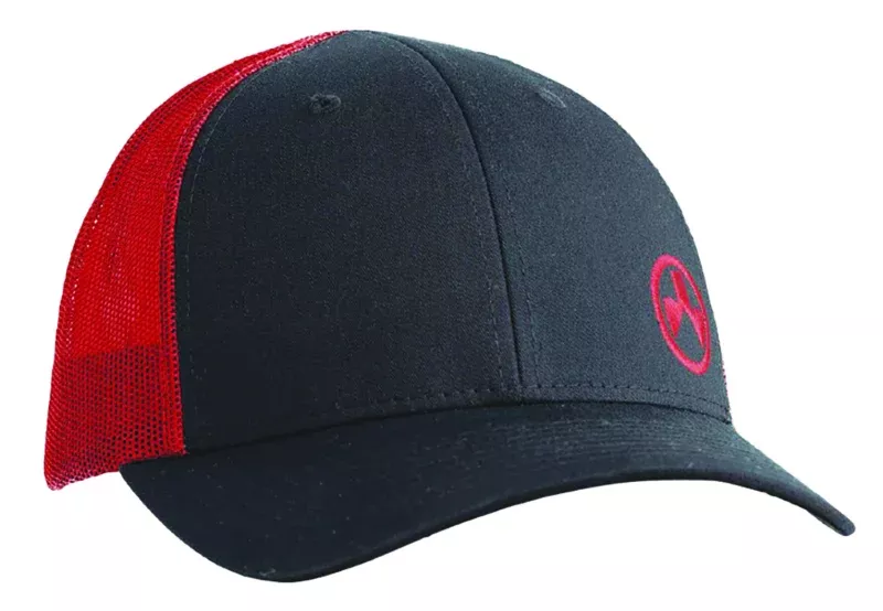 Magpul MAG1106-003 Icon Trucker Hat Black/Red Adjustable Snapback M/L Structured
