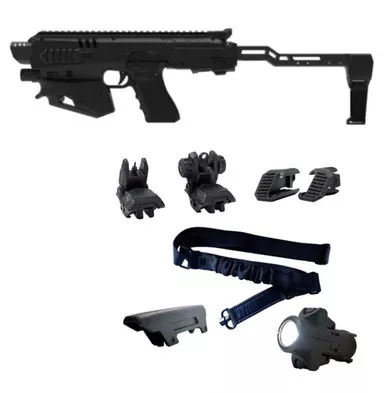 MCK EVO ADVANCED MICRO CONVERSION KIT – PISTOL TO PDW CROSS PLATFORM CHASSIS - USA MADE