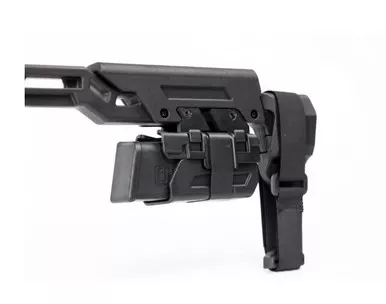 MCK EVO REAR SPARE MAGAZINE CARRIER FOR 4 HOLED BRACE OR STOCK