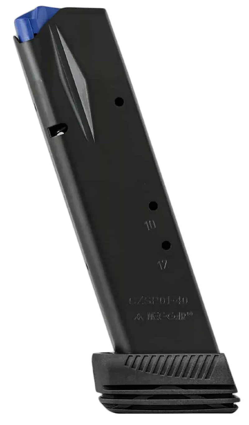 Mec-Gar MGCZ4014DPS 14rd 40 S&W Compatible w/ CZ 75B/85B/SP-01/Shadow/Shadow2 Black
