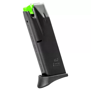 Mec-Gar USA Magazine, 9MM, 16 Rounds, For Beretta 92FS Compact, Anti-Friction Coating, Black MGPB92C1600A