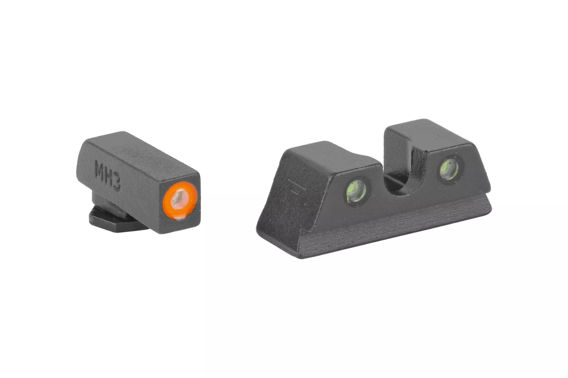 Meprolight Hyper Bright Night Sights for Glock 42/43 Tritium Orange/Green – 402203131