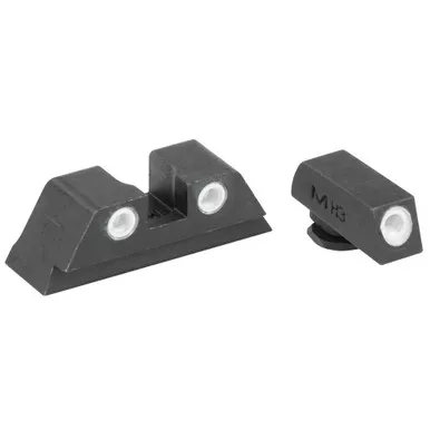 Meprolight Tru-Dot, Sight, Fits GLOCK 17/19/22/23, Green/Green 0102243101