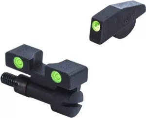 Meprolight USA 227713101 Tru-Dot Adjustable Sights Green Tritium White Outline Front Sight-Green Tritium White Outline Rear Sight Smith & Wesson K/L/N Frames