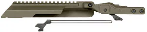 Midwest Industries Alpha AK Railed Top Cover/Dust Cover, Fits Most AKM Pattern Rifles with Midwest Industries ALPHA Series Handguards, Anodized Finish, Olive Drab Green MI-AK-ALPHA-RTC-ODG