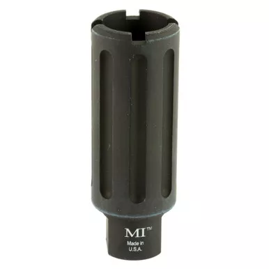 Midwest Industries Blast Can, 1/2X28 TPI, For 5.56/.223 Rifles, Overall Length 3.375", Includes Crush Washer, Black Hardcoat Anodized 6061 Aluminum MI-BC556