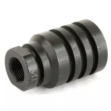 Midwest Industries Blast Diverter, 1/2X28 Threads, Fits 223 Remington/556NATO Pistols or Rifles, Linear Comp Design Diverts Muzzle Blast Forward, Black Finish MI-PBD