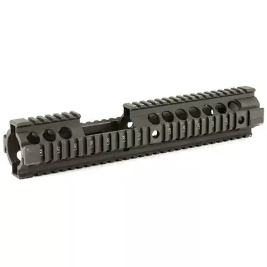 Midwest Industries Extended Forearm, Carbine-Length, Free Floating, Built-In QD Points, Black MCTAR-20XG2