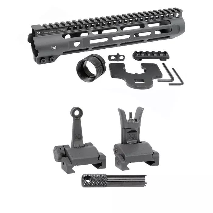 MIDWEST INDUSTRIES, INC. – 10.5″ Slim Line Handguard w/ Flip-Up Combat Sights Quantity Discount PriceAdd To Favorite