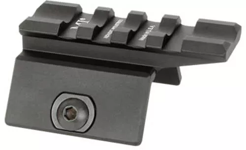 Midwest Industries Lever Modular Top Rail, Fits Existing Midwest Industries M-LOK Lever Gun Handguards, Reverse and forward compatible, Anodized finish, Black MI-LMTR
