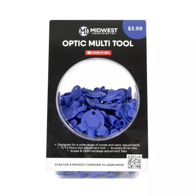 Midwest Industries Optic Multi Tool, Blue, 150 Piece Display MI-OMT-DISPLAY
