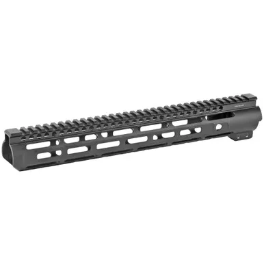 Midwest Industries Slim Line Handguard, 14" Length, M-LOK. Aluminum, Fits AR-15 Rifles, Includes 5-Slot Polymer Rail, Black Anodized Finish MI-SLH14