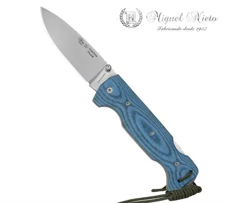 Miguel Nieto Folding Knife Fighter Plus Katex Blue | 9.5cm