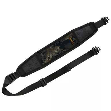 Muddy Pathfinder Sling, Adjustable Length, Black and Veil Canyon Gray, Includes QD Swivels MUD-PTHFSL-VCG