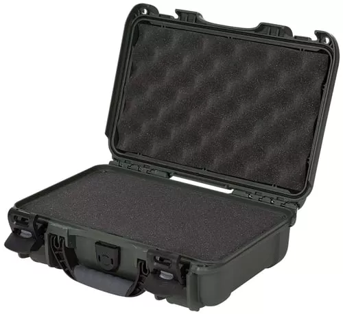 Nanuk 9091006 909Waterproof & Airline Approved Olive Resin w/ Cubed Foam 11.44" L x 7" W x 3.68" H Interior Dimensions