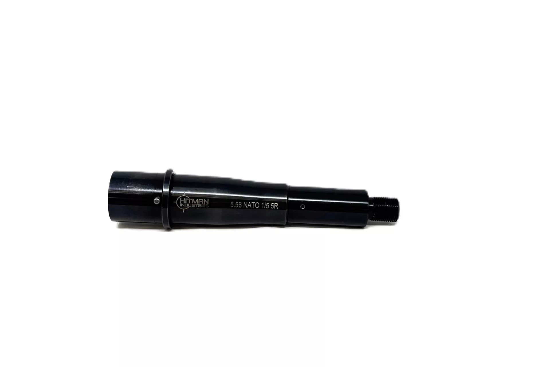 NBS 4.5″ 5.56 Nato Micro Pistol Medium 1:5 4150 Black Nitride AR-15 Barrel – 556MP4.5MED50B5