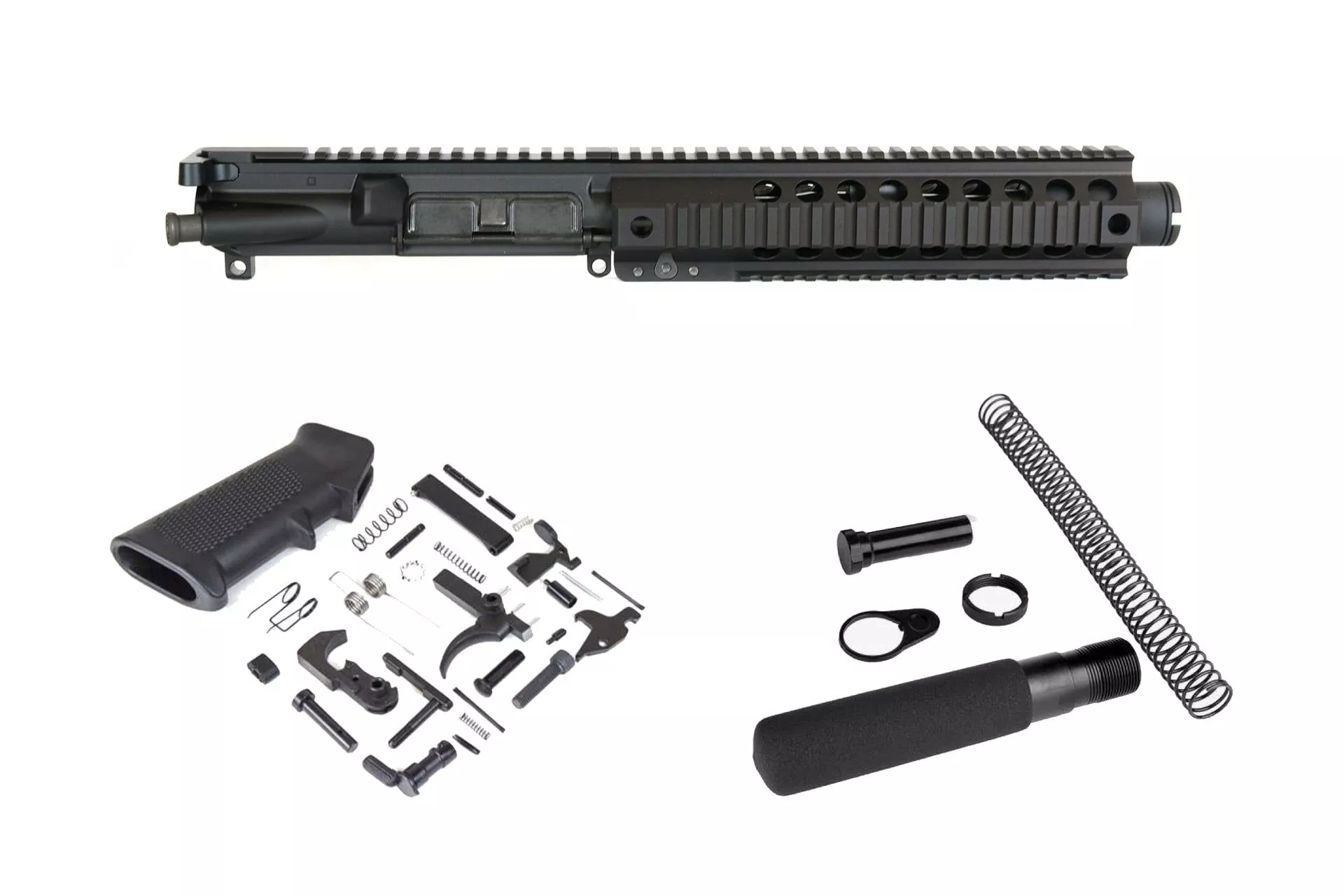 NBS 7.5″ 5.56 DRP Quad Rail Pistol Kit