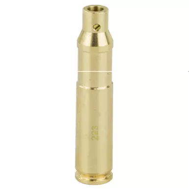 NcSTAR .223REM Laser Cartridge Bore Sighter, Brass Finish, Fits .223 Remington Chambers TLZ223