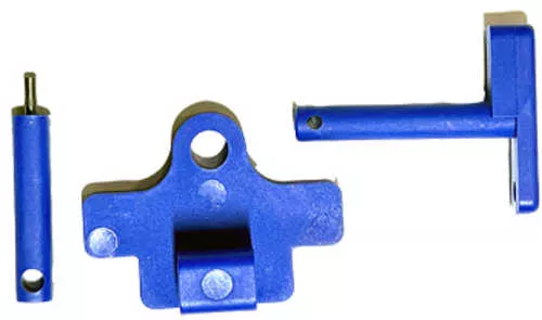 NcSTAR AR15 Bolt Catch Lever Tool, Includes Polymer Drift Punch Guide Jig and Steel Punch, Black and Blue VTARBLCATCH