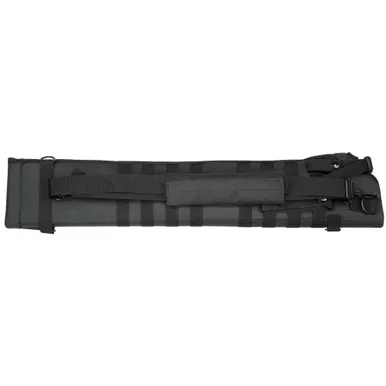 NcSTAR Shotgun Scabbard, Black, Nylon, 29" Length, Six Metal D-Ring locations, Includes Padded Shoulder Sling CVSCB2917B