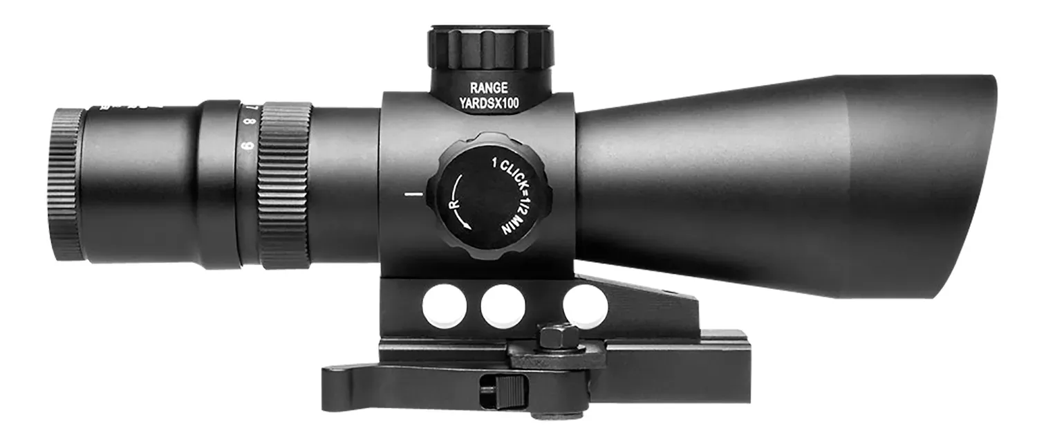 NcStar STP3942GV2 Mark III Tactical Gen 2 Black Hardcoat Anodized 3-9X 42mm Dual (Blue/Green) Illuminated P4 Sniper Reticle