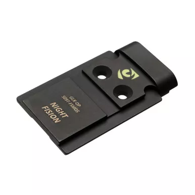 Night Fision Pistol Optic Plate, Fits Full Size Glock MOS, Holosun 509T, Black GLK-OP-509t-FSMOS