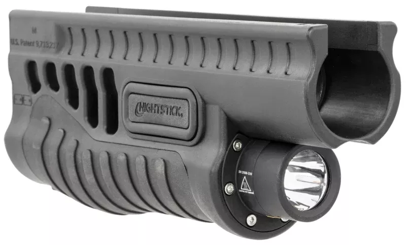 Nightstick SFL11GL Shotgun Forend Light Black 1200 Lumens White LED Green Laser Mossberg 500/590/590A1/Shockwave