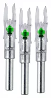 Nockturnal Lighted NocksGreen Gold Tip 3 pk.