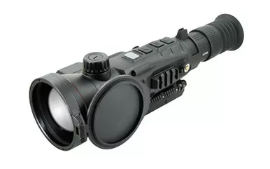 NOCPIX RICO 2 H75R, Thermal Imaging Sight, 4X Magnification, 75mm Objective, 640x512, 1,200 Yard Laser Range Finder, Multiple Reticles, Black, Includes Quick Detach Mount RICO2-H75R