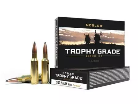 Nosler 300 Saum 165GR Patrition Trophy Grade 20 Rounds