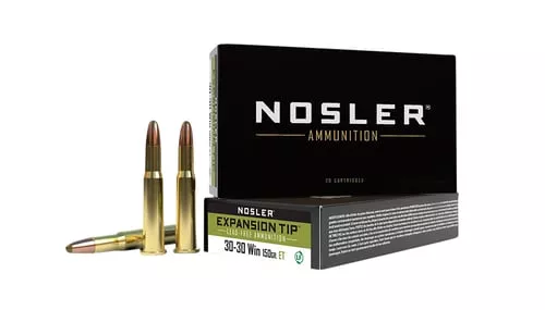 Nosler E-Tip Rifle Ammunition 30-30 Win 150gr E-Tip 2250 fps 20/ct
