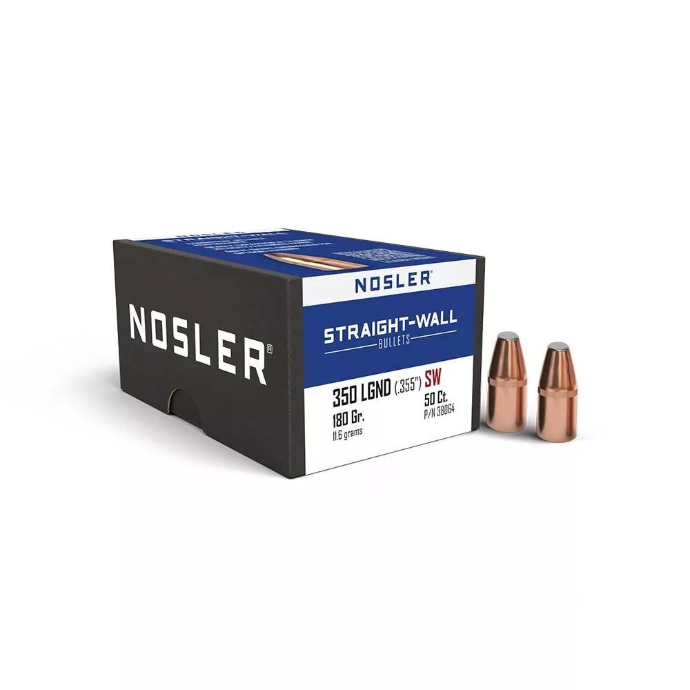 Nosler Straight Wall Rifle Bullets .350 Legend .355″ 180 gr 50/ct
