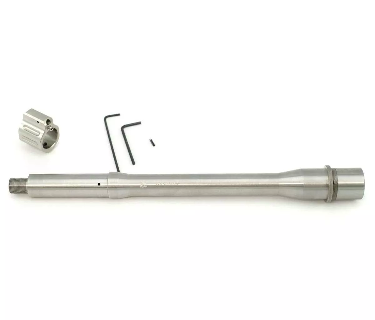 ODIN Works 10.5″ 223 Wylde Carbine Length Medium Profile Stainless Steel Barrel w/ FREE tunable GB – Nitride 1:8 Twist – B-223-10-C-TG-BLK