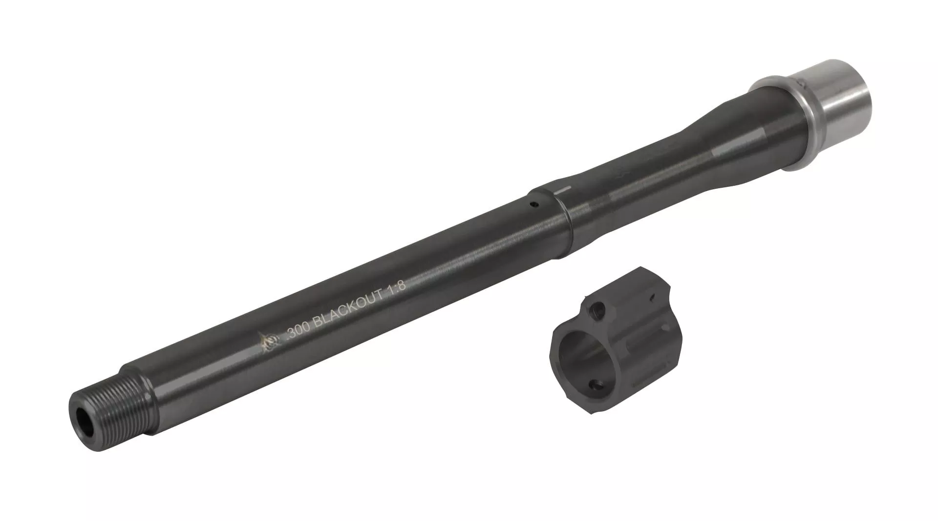 ODIN Works 10.5″ Pistol .300 BLK Medium Profile Barrel w/ Tunable Gas Block – Black Nitride 1:8 Twist – B-300-10-P-TG-BLK