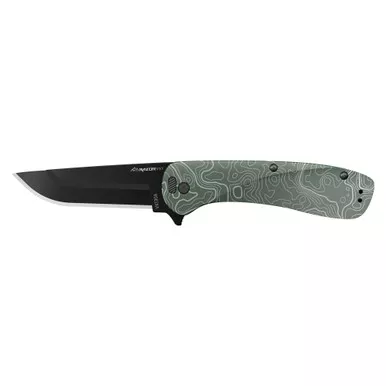 Outdoor Edge Razor VX1 - Folding Knife, Plain, 3", Black