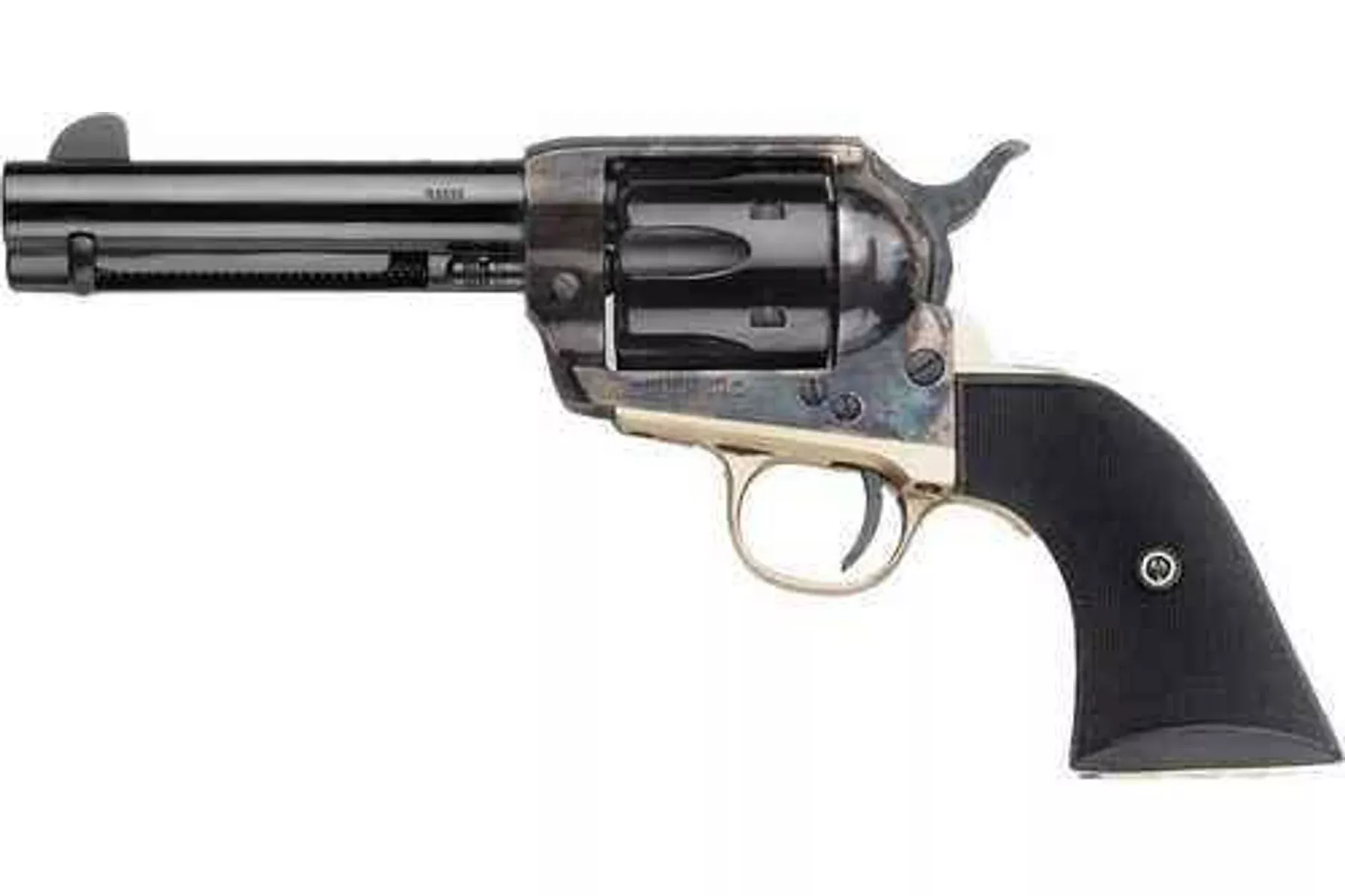 Pietta Gunfighter Revolver 9mm, 4.75 in barrel, 6 rd capacity, checkered black polymer finish